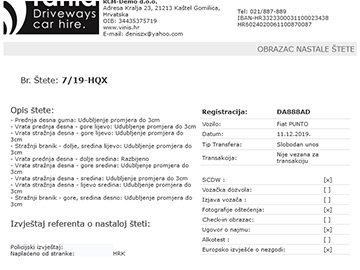 Print Rezervacije